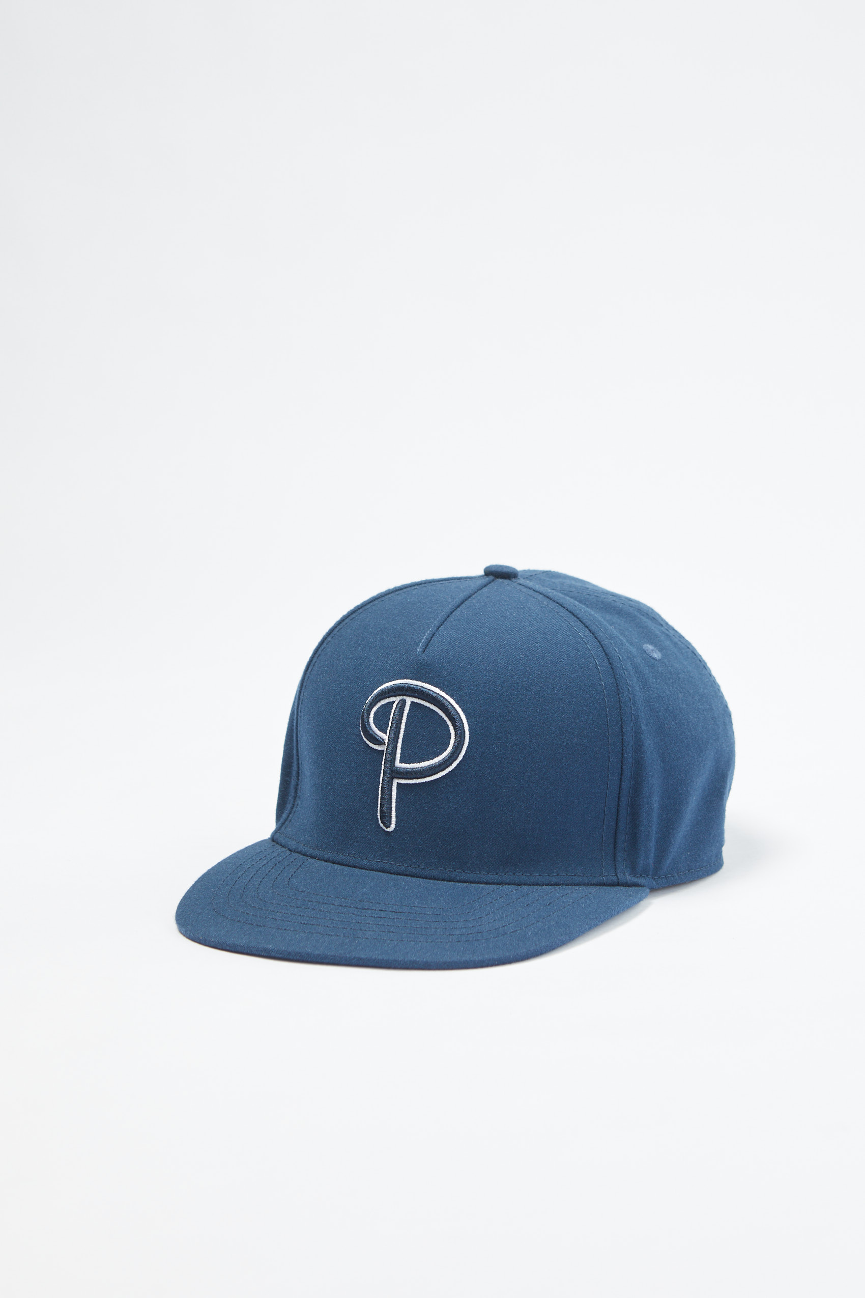 P Logo Twill Flat Cap
