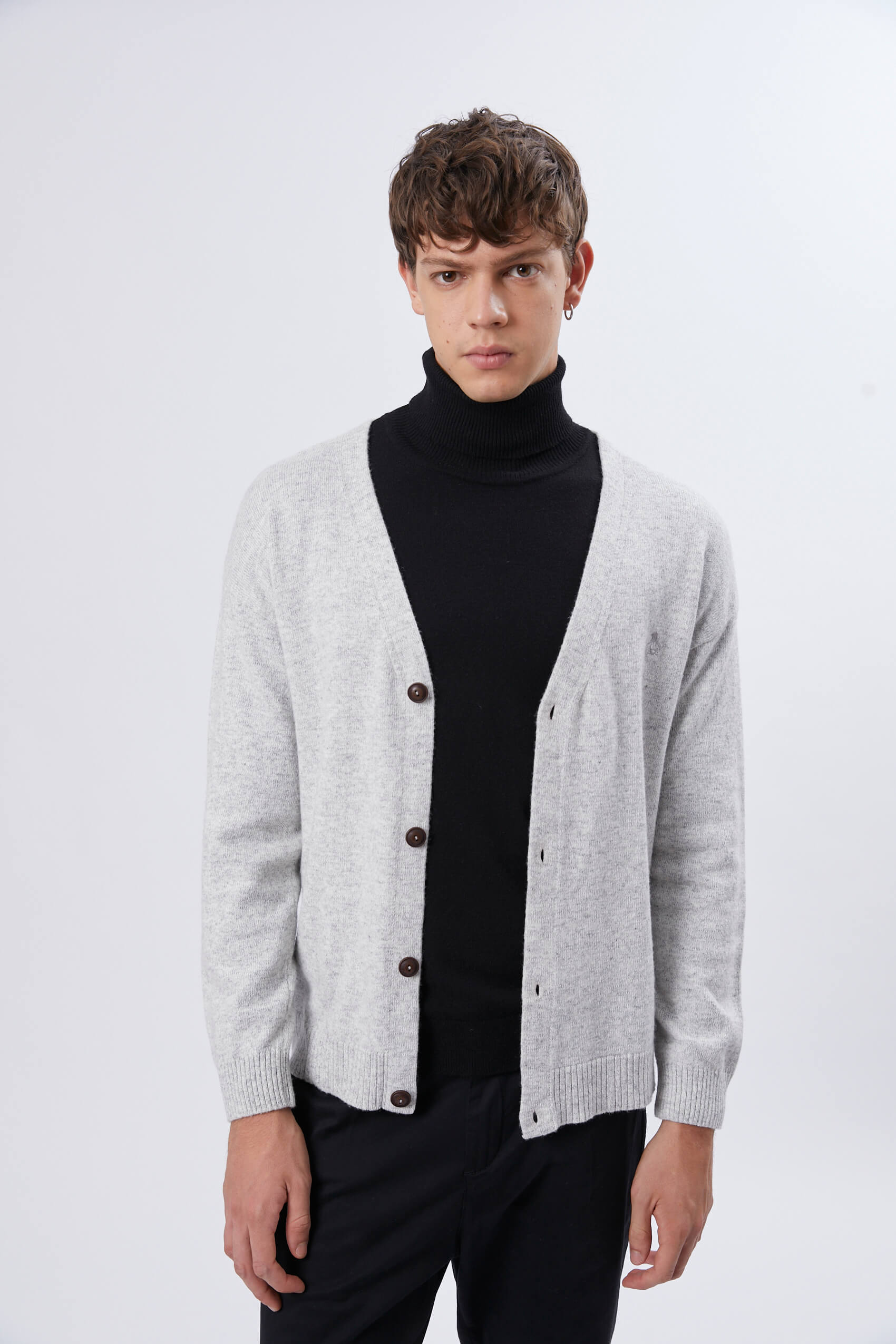 Basic Lambswool Cardigan