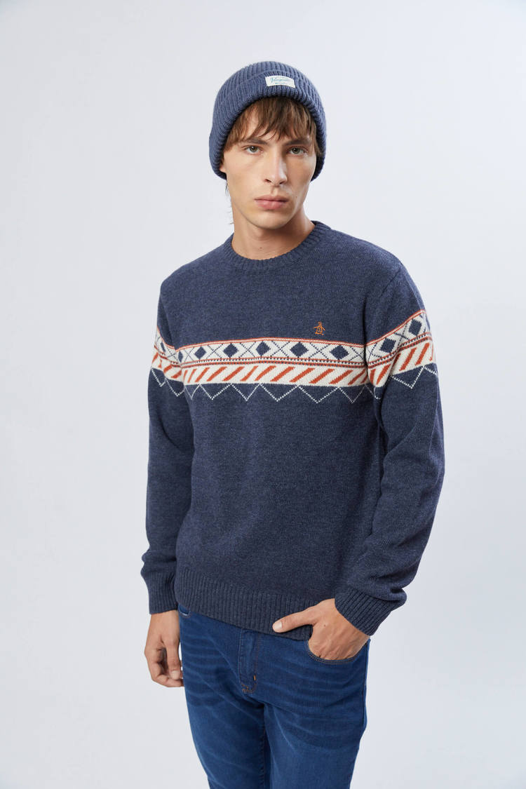 Peanueax Pattern Sweater