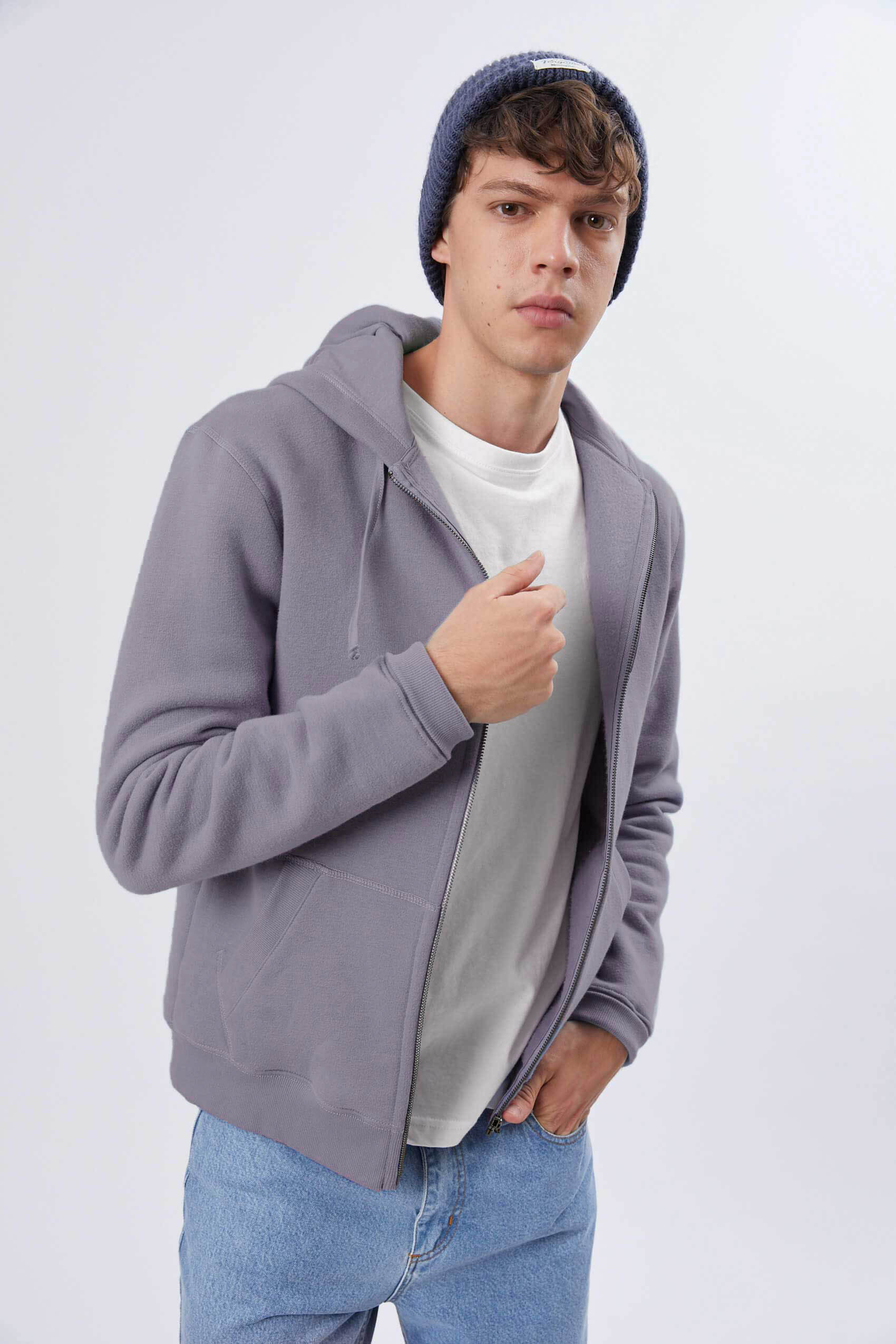 Soft Zip Hoody Frizado