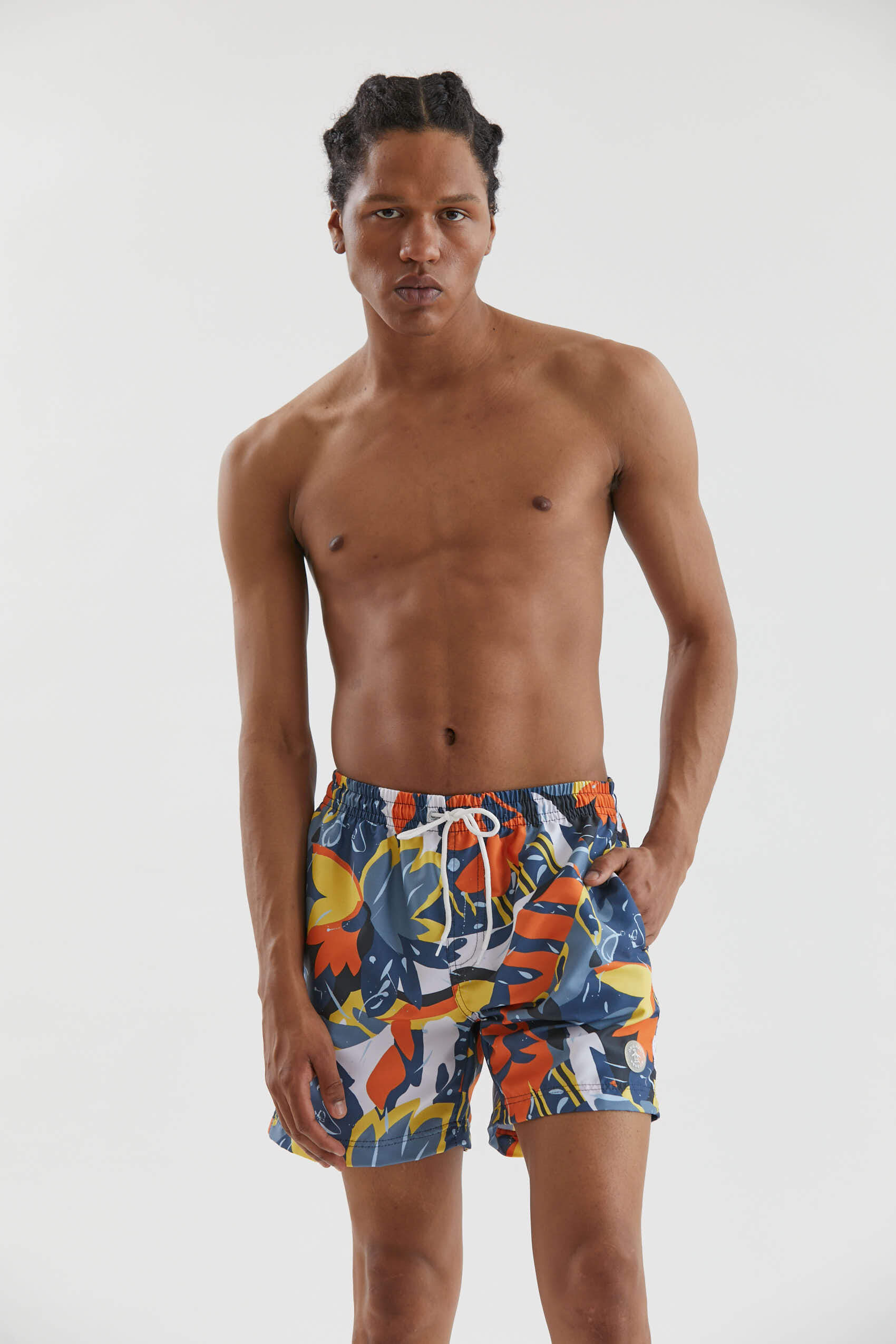 Nature Print Elastic Volley