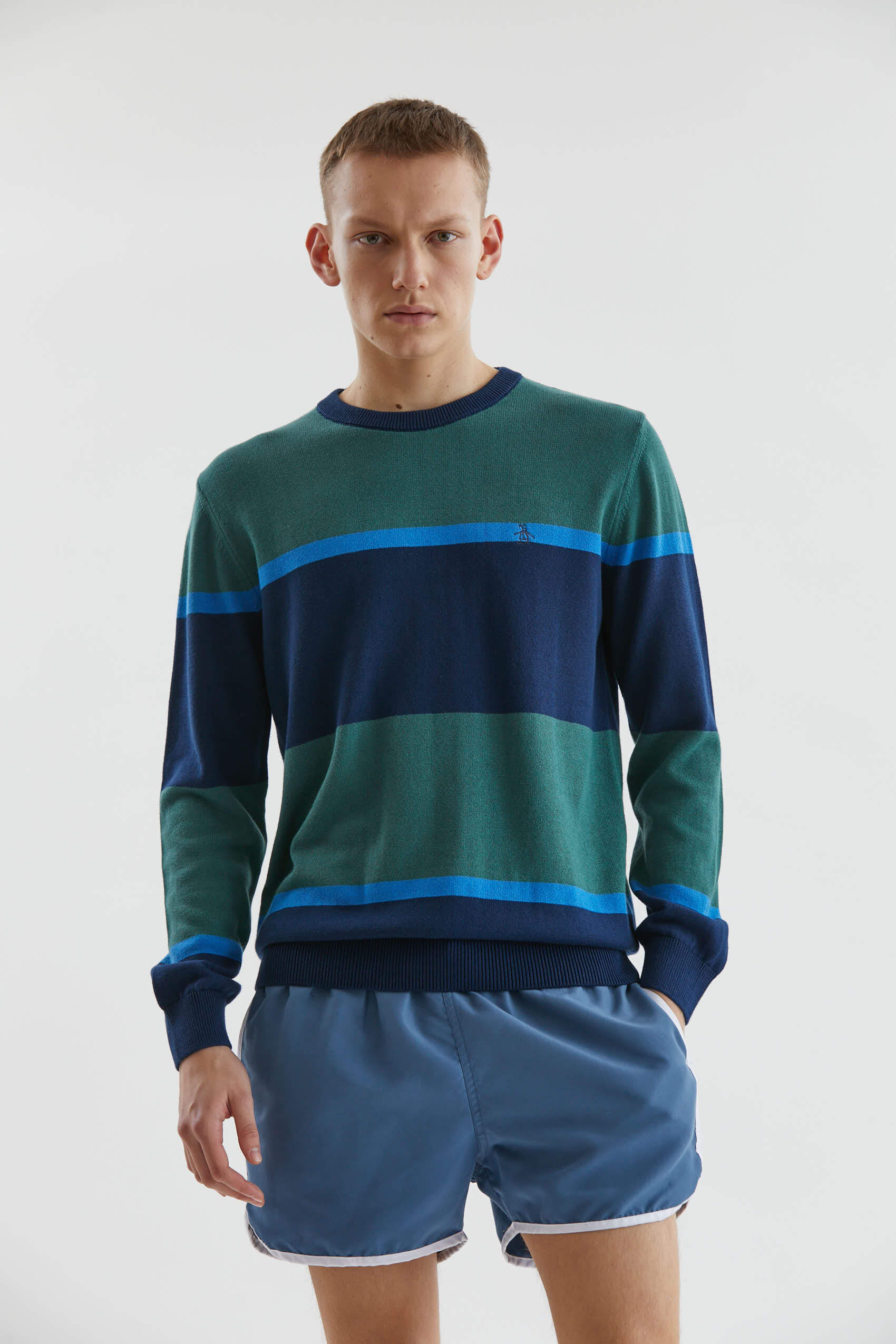 Stripe Crew Sweater