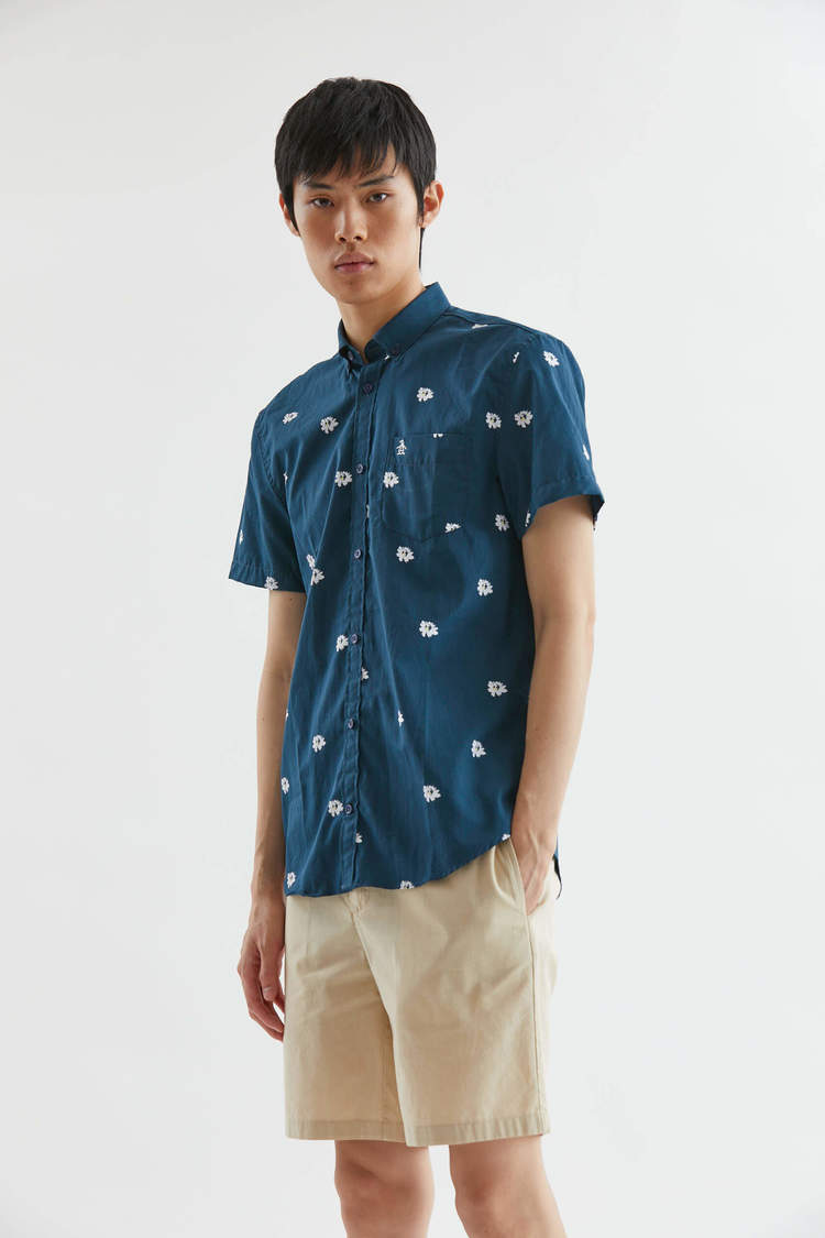 Ss Daisy Print Shirt