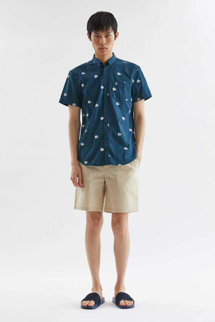 Ss Daisy Print Shirt