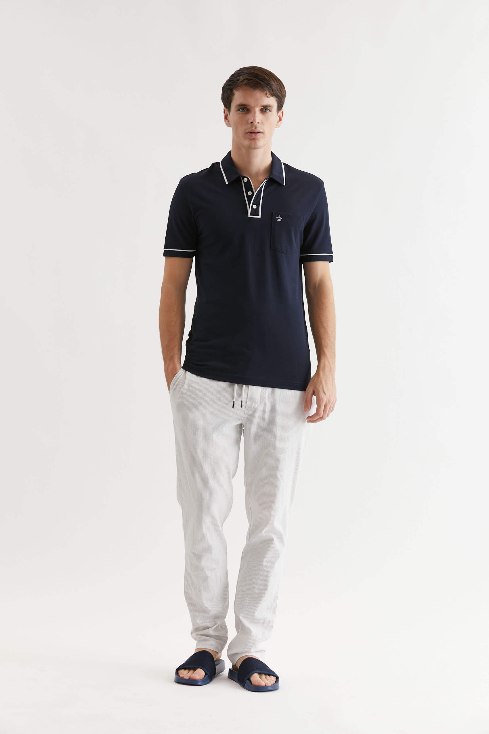 Pattern Slim Chino Jogger