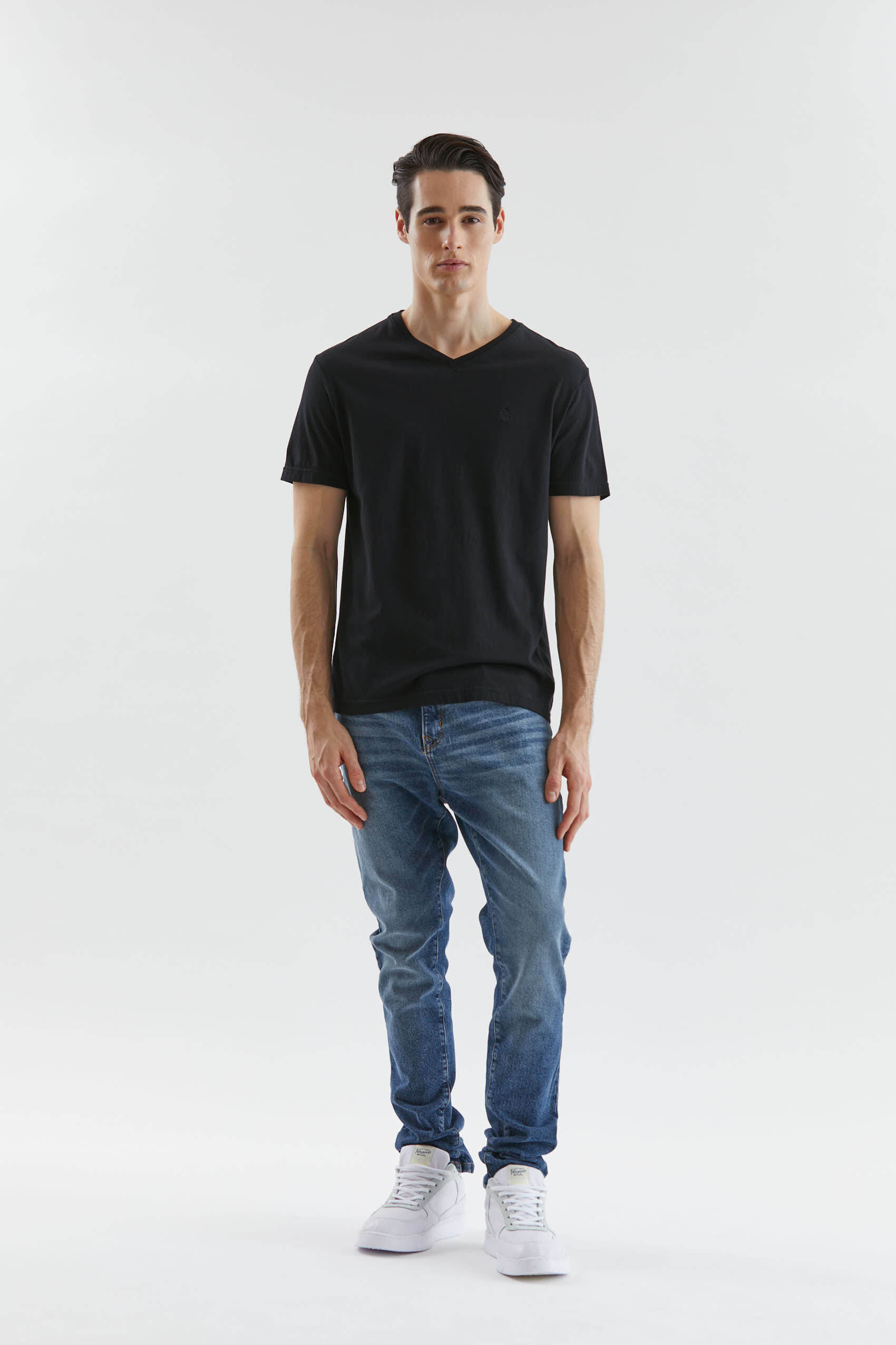 Ss V Neck Tee