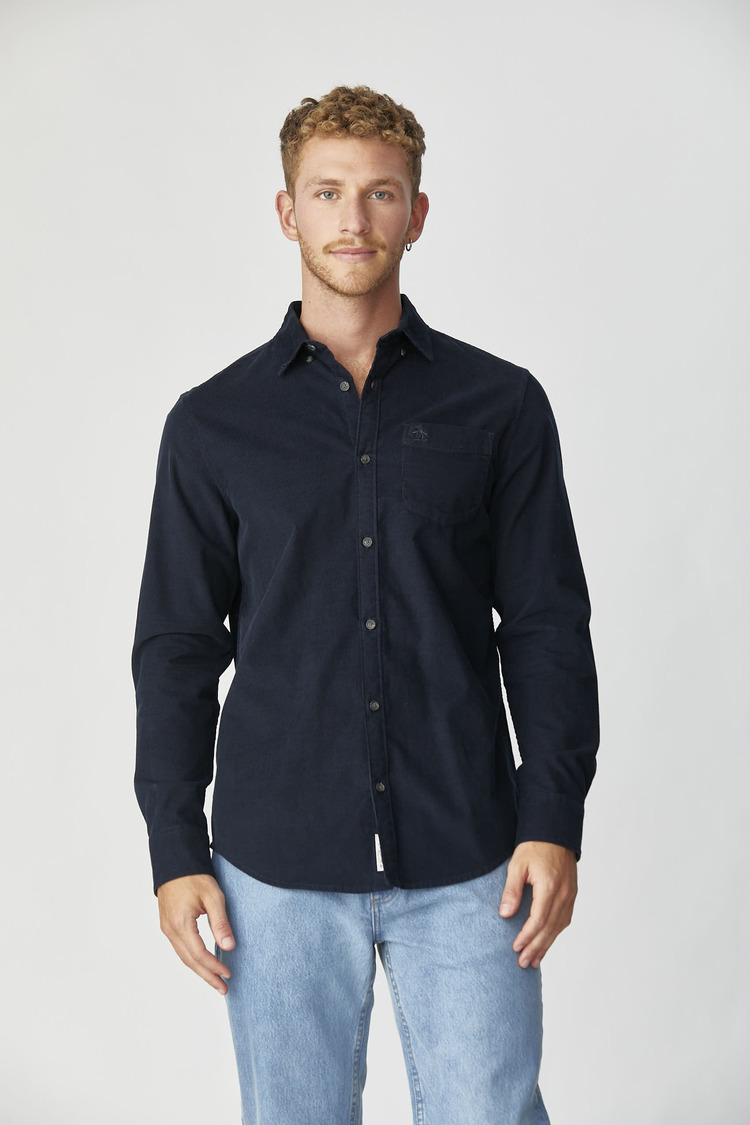 Ls Corduroy Bd W/Pkt Shirt