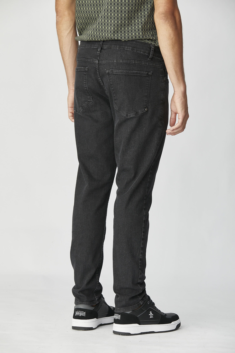 Slim Taper Denim Black Grey