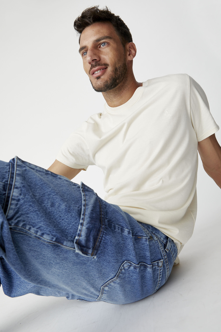Regular Cargo Denim Grey Indigo