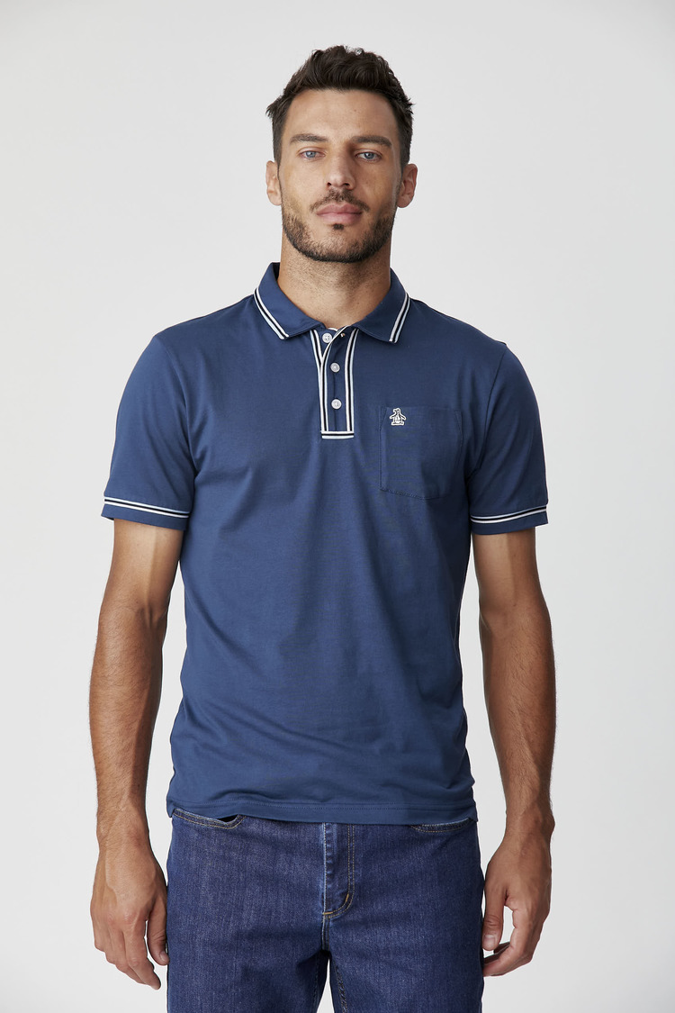 The Earl 3D Tape Jersey Polo