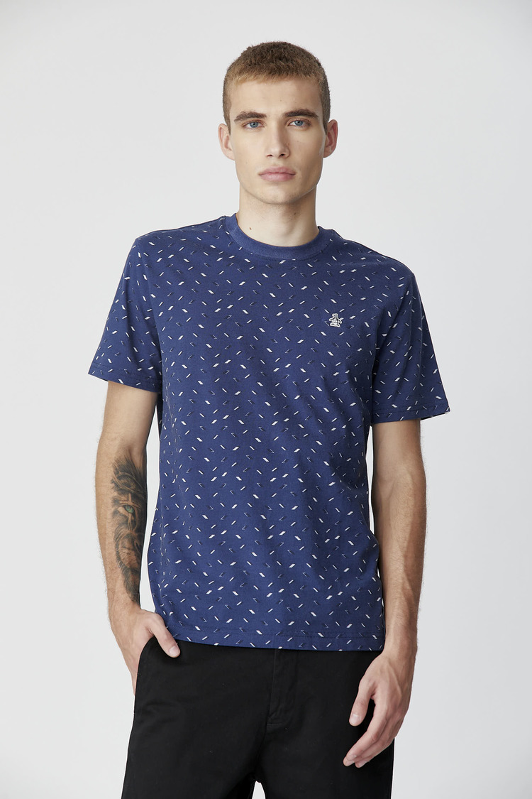 Ss Geo Print Tee