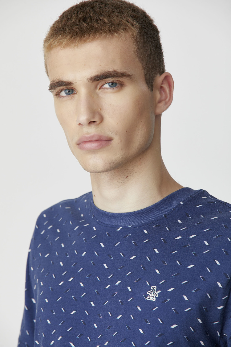 Ss Geo Print Tee