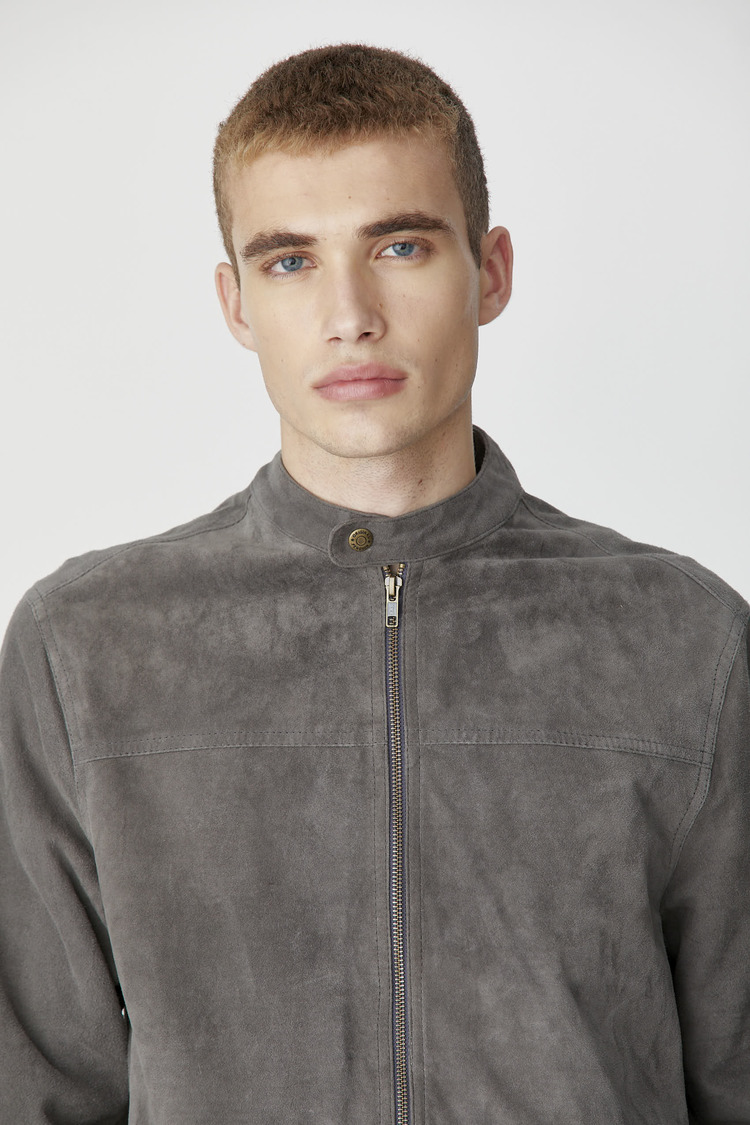 Suede Moto Jkt