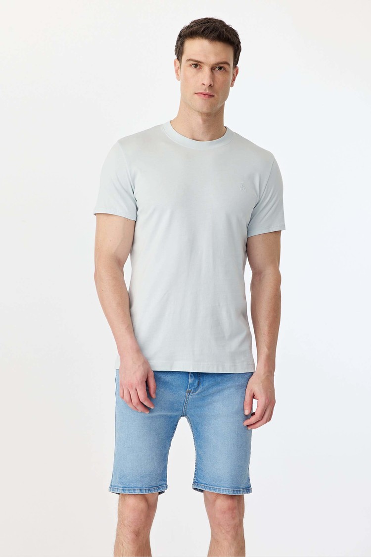 Ss Pima Crew Neck Tee