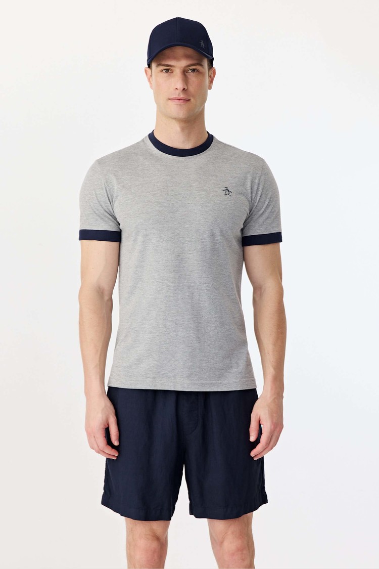 Ss Contrast Neck Tee