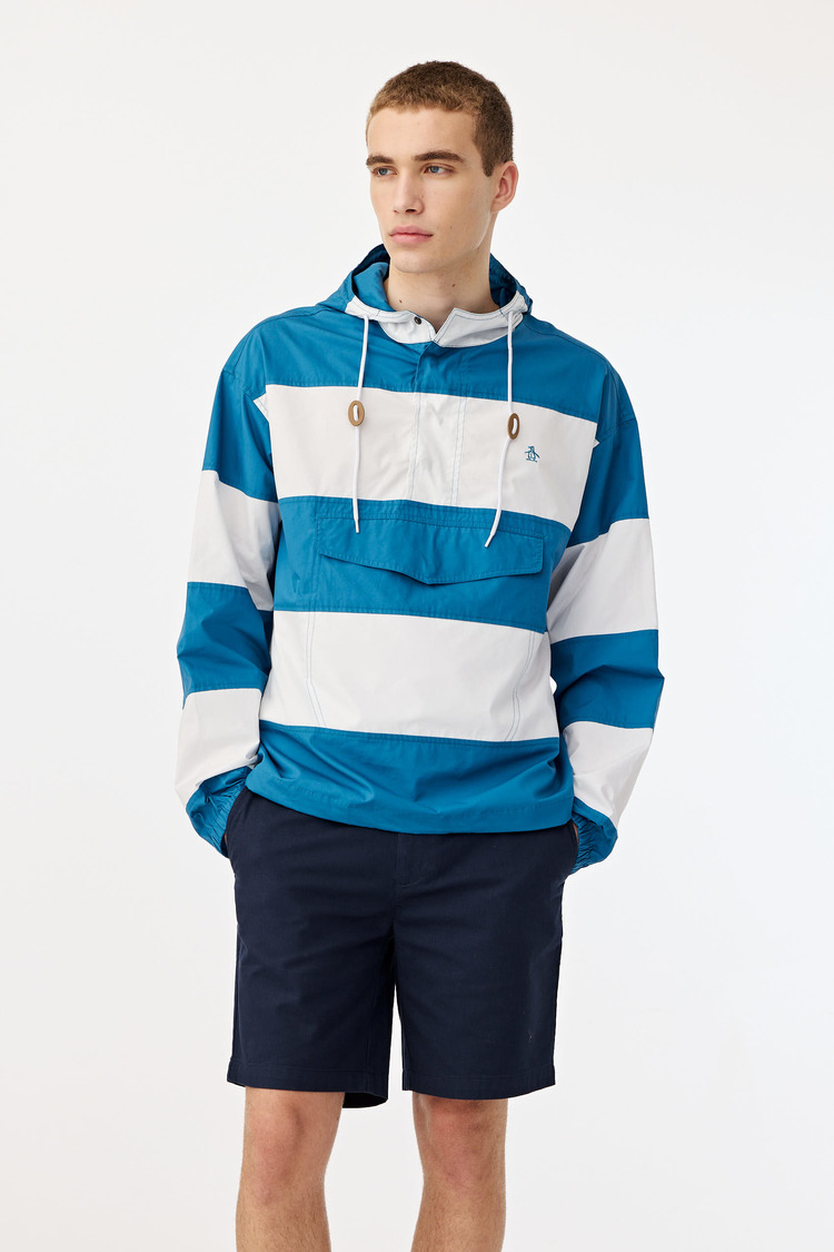 Stripe Block Hoody Anorak