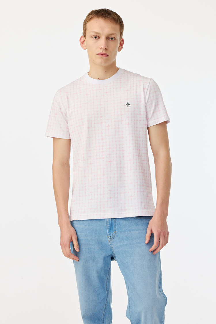 Ss Water Geo Print Tee