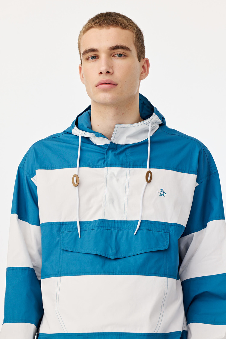 Stripe Block Hoody Anorak