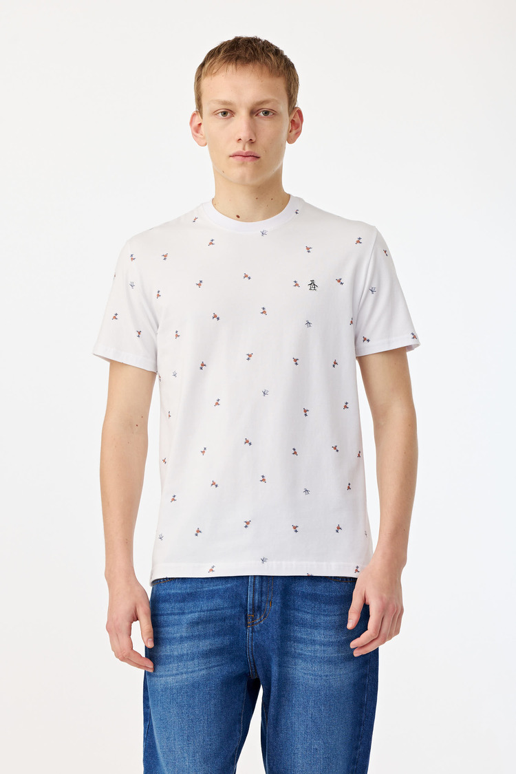 Ss Surf Pete Full Print Tee