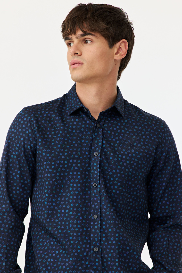 Ls Floral Print Whirt