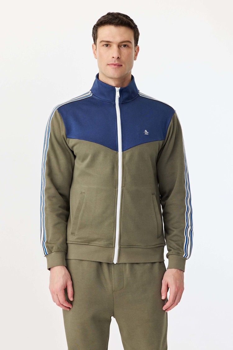 Ls Color Block Tape Track Jkt