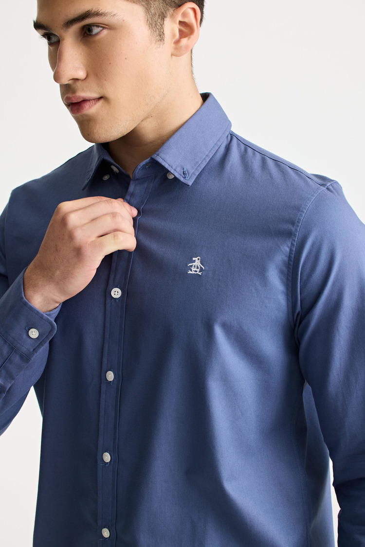 Ls Solid Oxford Shirt